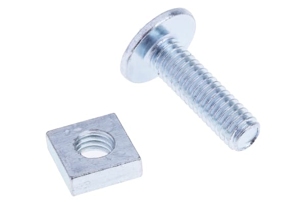 Product image for Zn plated steel roofing bolt&nut,M6x20mm