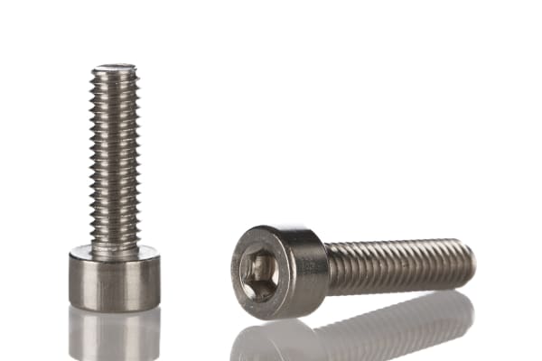 Product image for A2 s/steel hex socket cap screw,M4x12mm