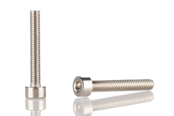 Product image for A2 s/steel hex socket cap screw,M4x25mm