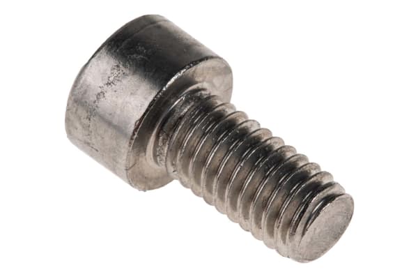 Product image for A2 s/steel hex socket cap screw,M6x12mm