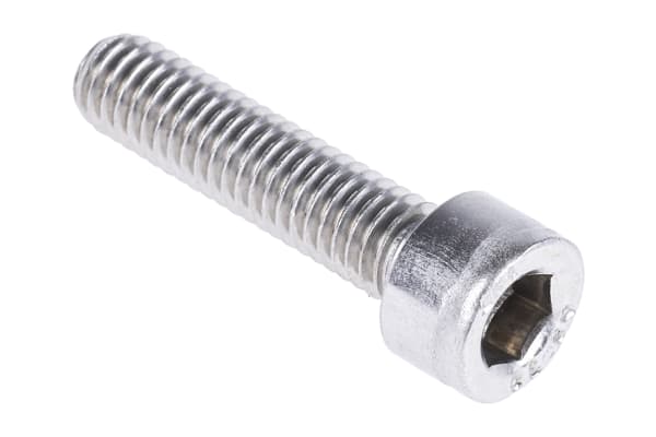 Product image for A2 s/steel hex socket cap screw,M6x25mm