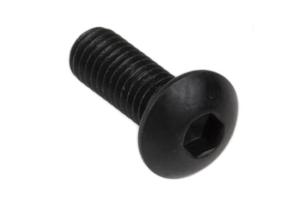 Product image for Blk steel skt button head screw,M3x8mm