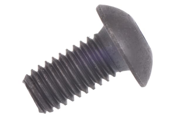 Product image for Blk steel skt button head screw,M5x10mm