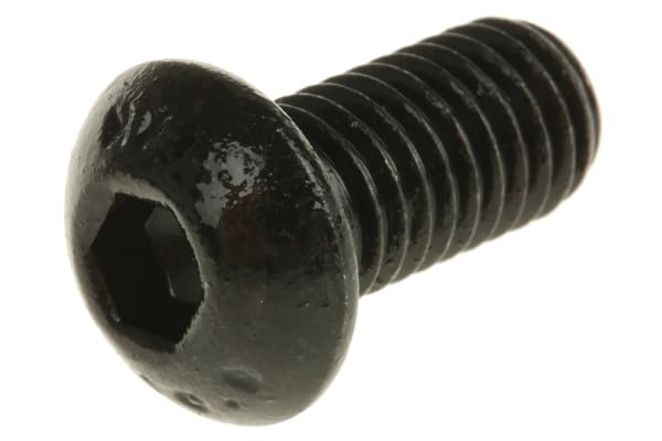 Product image for Blk steel skt button head screw,M8x16mm