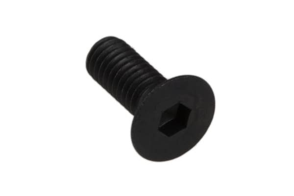 Product image for Blk steel hex skt csk head screw,M3x8mm