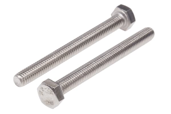 Product image for A2 s/steel hex head set screw,M8x70mm