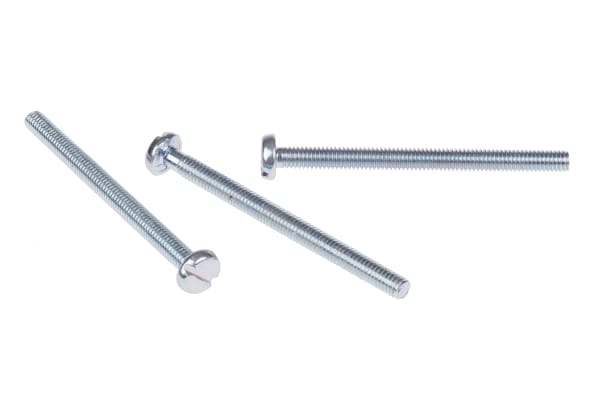 Product image for ZnPt steel slot pan head screw,M4x50mm