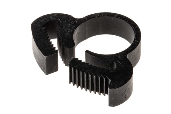 Product image for Nylon 6.6 plastic hose clip,11.1-13.4mm