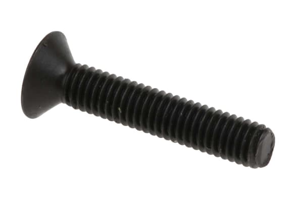 Product image for Blk steel hex skt csk head screw,M3x16mm