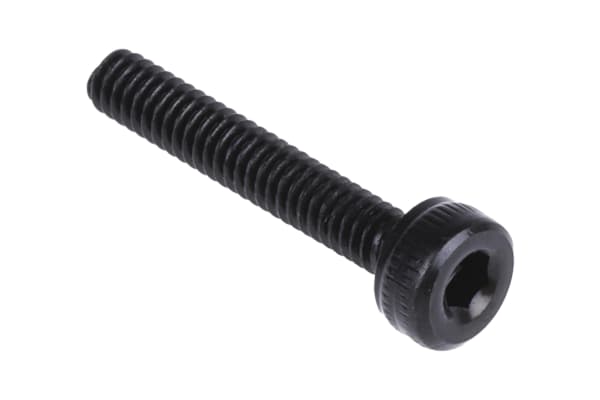 Product image for Blk steel hex skt cap head screw,M2x12mm