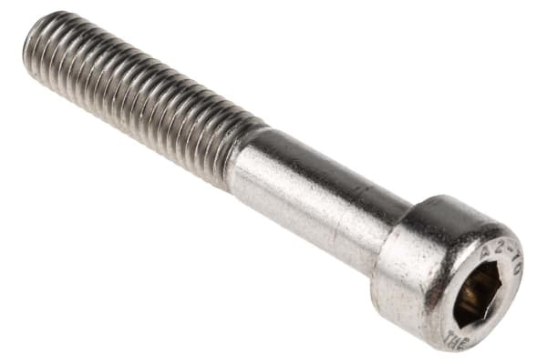 Product image for A2 s/steel hex socket cap screw,M8x50mm