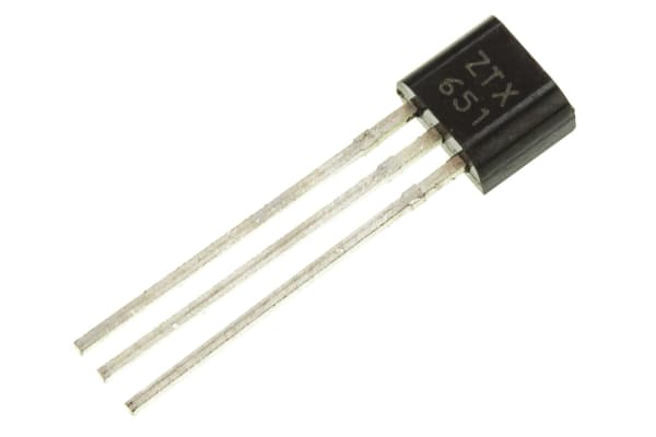 Product image for NPN TRANSISTOR,ZTX651 2A IC 2VCE