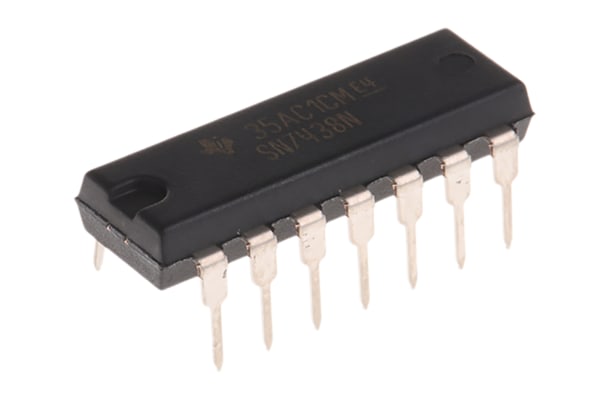 Product image for QUAD 2I/P NAND GATE,SN7438N DIP14 5.25V