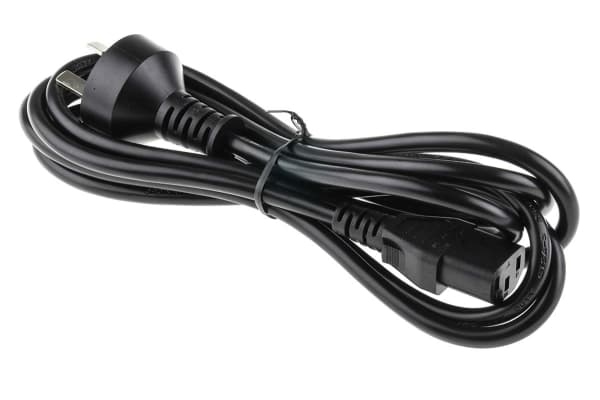 Product image for Power Cord C13 to Aust/NZ AS3112 2m