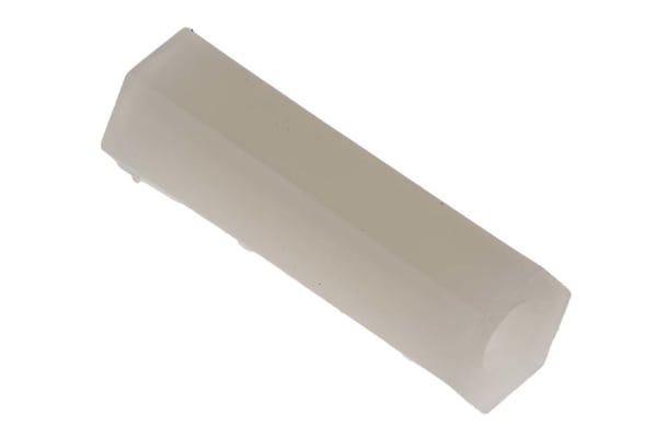 Product image for Tapped Thru nylon spacer,M3x18mm