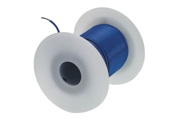 Product image for Wire 18 AWG PVC 300V UL1007 Blue 30m