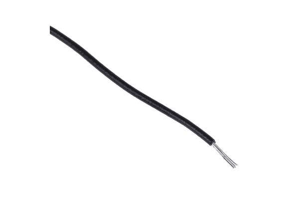 Alpha Wire Black 0.08 mm² Hook Up Wire, EcoWire Series, 28 AWG, 7/0.12 mm,  305m - RS Components Vietnam