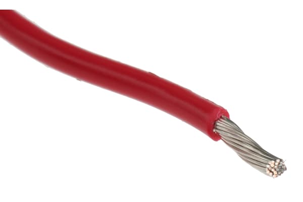 Product image for Wire 16 AWG PVC 300V UL1007 Red 30m
