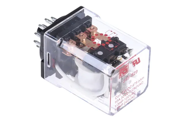 Product image for 11pin 3PCO plug-in relay,10A 24Vdc coil