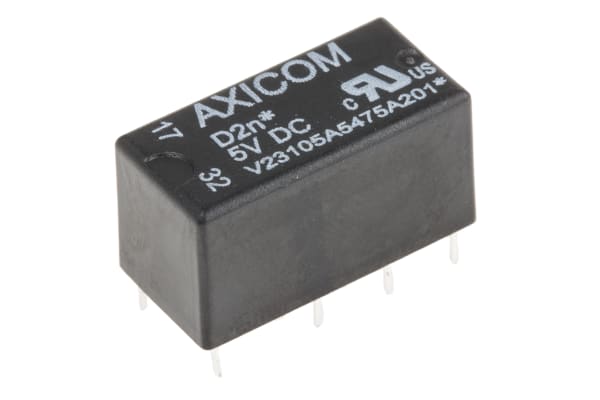 Product image for DPDT SUBMINIATURE RELAY,3A 5VDC COIL