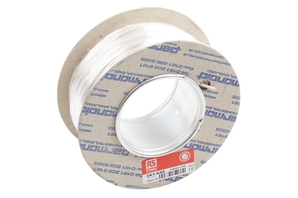 Product image for 2491X white equipment wire,0.5sq.mm 100m