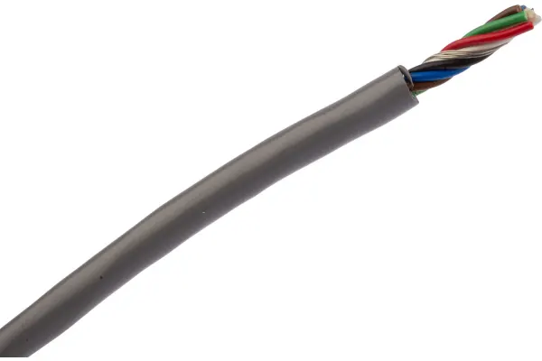 Product image for Grey 6 core overall shielded cable,304m