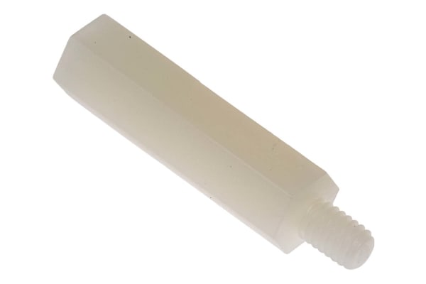 Product image for Male-Female nylon spacer,M4x25mm