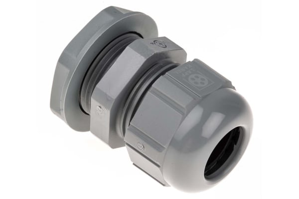 Product image for Cable gland, nylon, grey, PG16, IP68