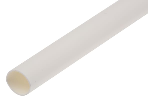 Product image for White std heatshrink sleeve,4.8mm bore