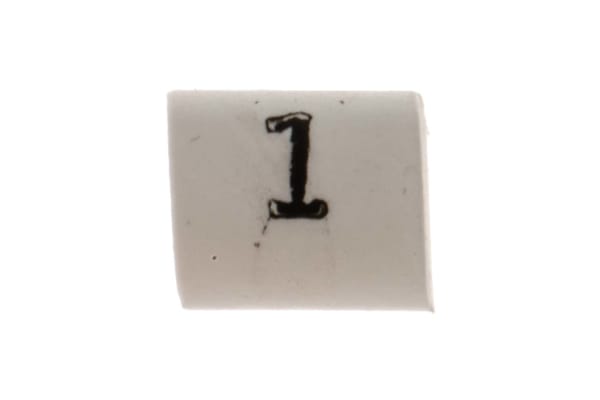 Product image for Heatshrink cable marker ' 1',3mm i/d