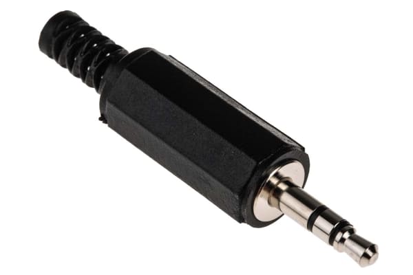 Product image for Stereo Cable Mount Insulated Plug 3.5mm