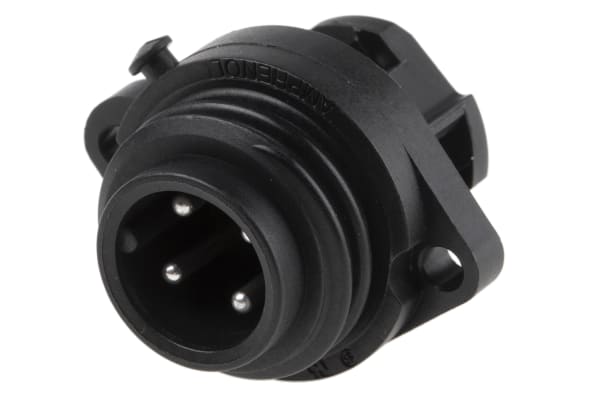 Product image for 3P+E ECOMATE STRAIGHT CHASSIS MOUNT PLUG