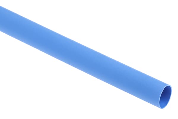 Product image for Blue std heatshrink sleeve,6.4mm bore