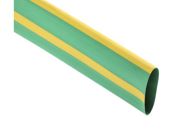 Product image for Yellow/grn std heatshrink sleeve,25.4mm