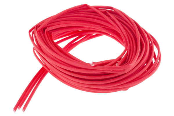 Product image for Red acrylic heat resistant braid,2mm