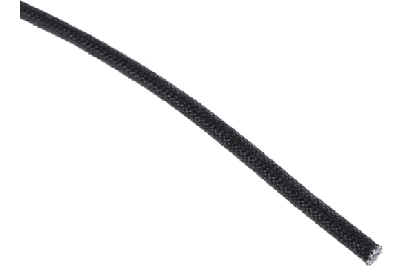 Product image for Black acrylic heat resistant braid,2mm