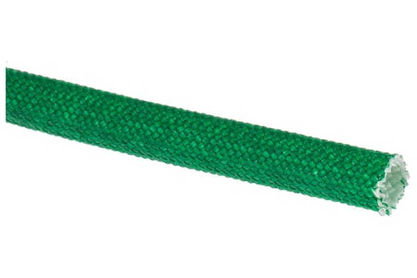 HellermannTyton Expandable Braided Nylon 66 Grey Cable Sleeve, 8mm  Diameter, 10m Length
