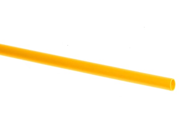 Product image for Yellow std heatshrink sleeve,1.6mm bore