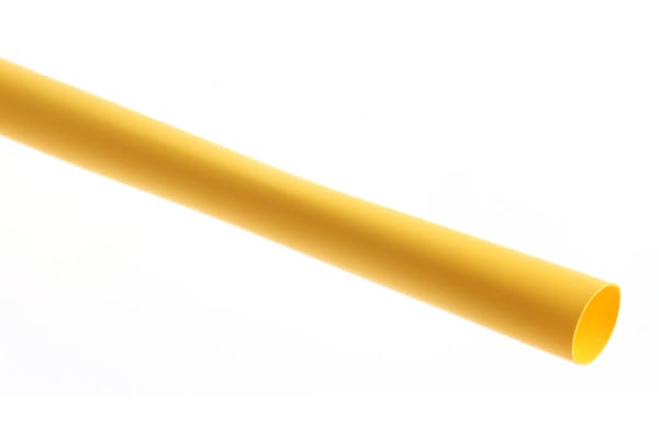 Product image for Yellow std heatshrink sleeve,9.5mm bore