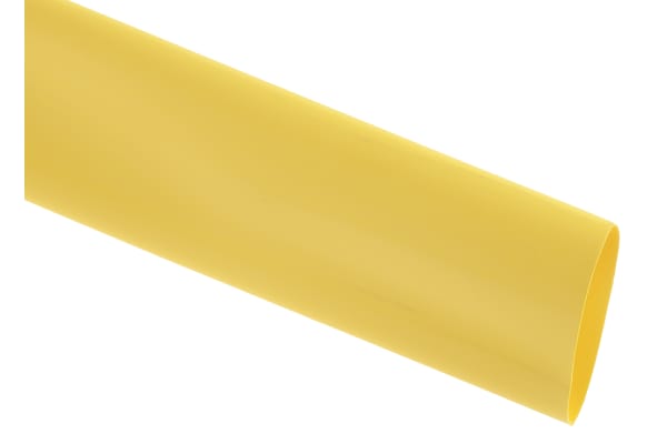 Product image for Yellow std heatshrink sleeve,25.4mm bore