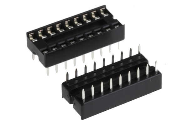 Product image for 18WAY LOW PROFILE DIL SOCKET,0.3IN PITCH