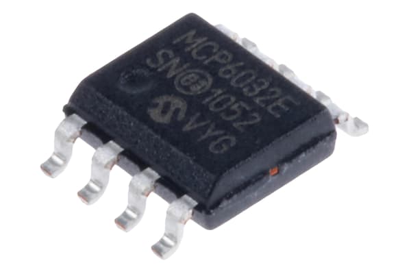 Product image for DUAL 1.8V 14KHZ OP AMP,MCP6032-E/SN