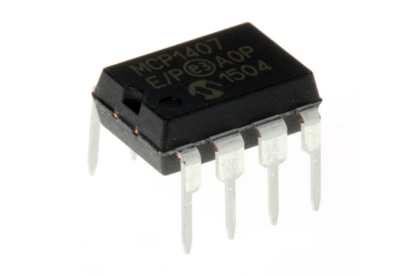 Product image for 6A Single MOSFET Driver,MCP1407-E/P