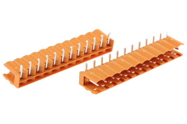 Product image for 12 WAY HORIZONTAL OPEN ENDS PCB HEADER