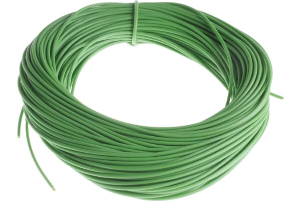 Product image for Green 50m PVC Sleeving, 2mm bore