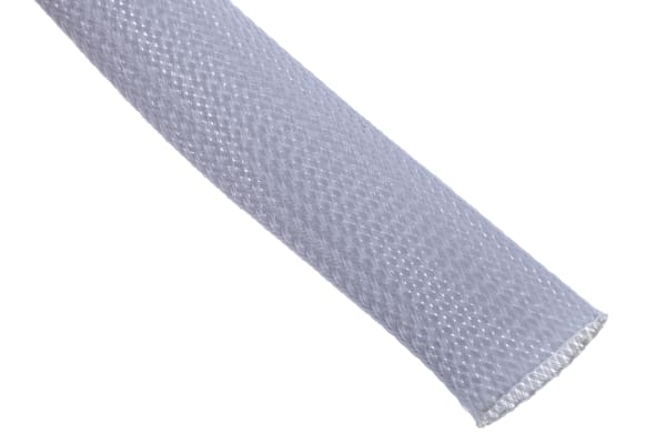 Product image for Grey Expandable braided sleeve,30mm dia