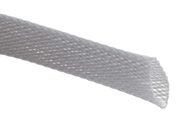 Product image for Grey Expandable braided sleeve,20mm dia