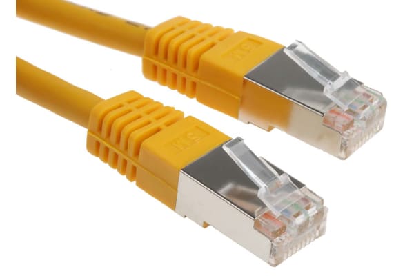 Product image for VALUE S/FTP Cable Cat.6,yellow,5.0m