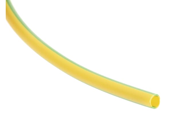 Product image for 3mm PVC Sleeving 100m Green/Yellow