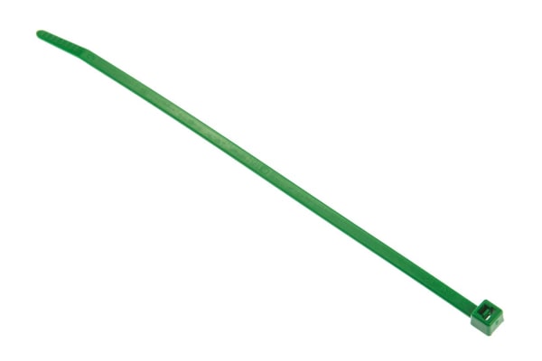 Product image for Green nylon cable tie 150x3.5mm